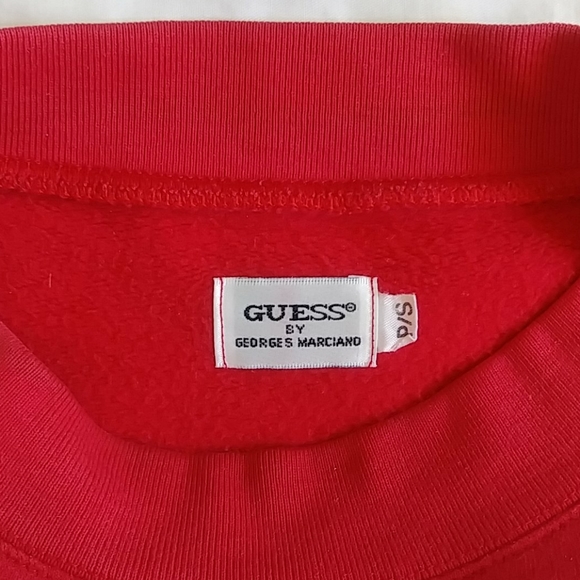 GUESS Signature Sweater in Red - Picture 6 of 6